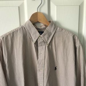 Squared Red And White Dress Shirt